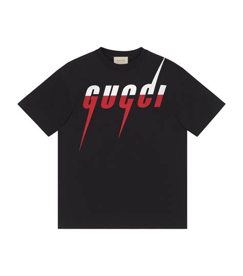 gucci logo font tshirt.